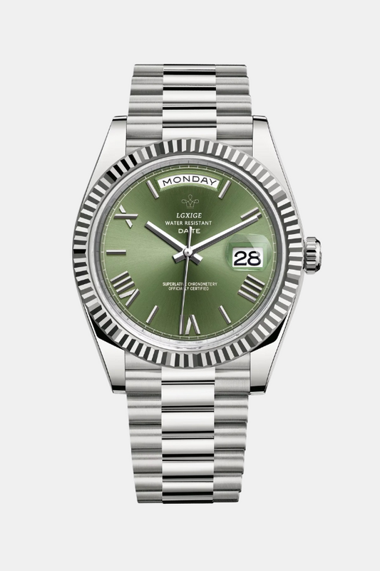 Chronex Classic Emerald Steel
